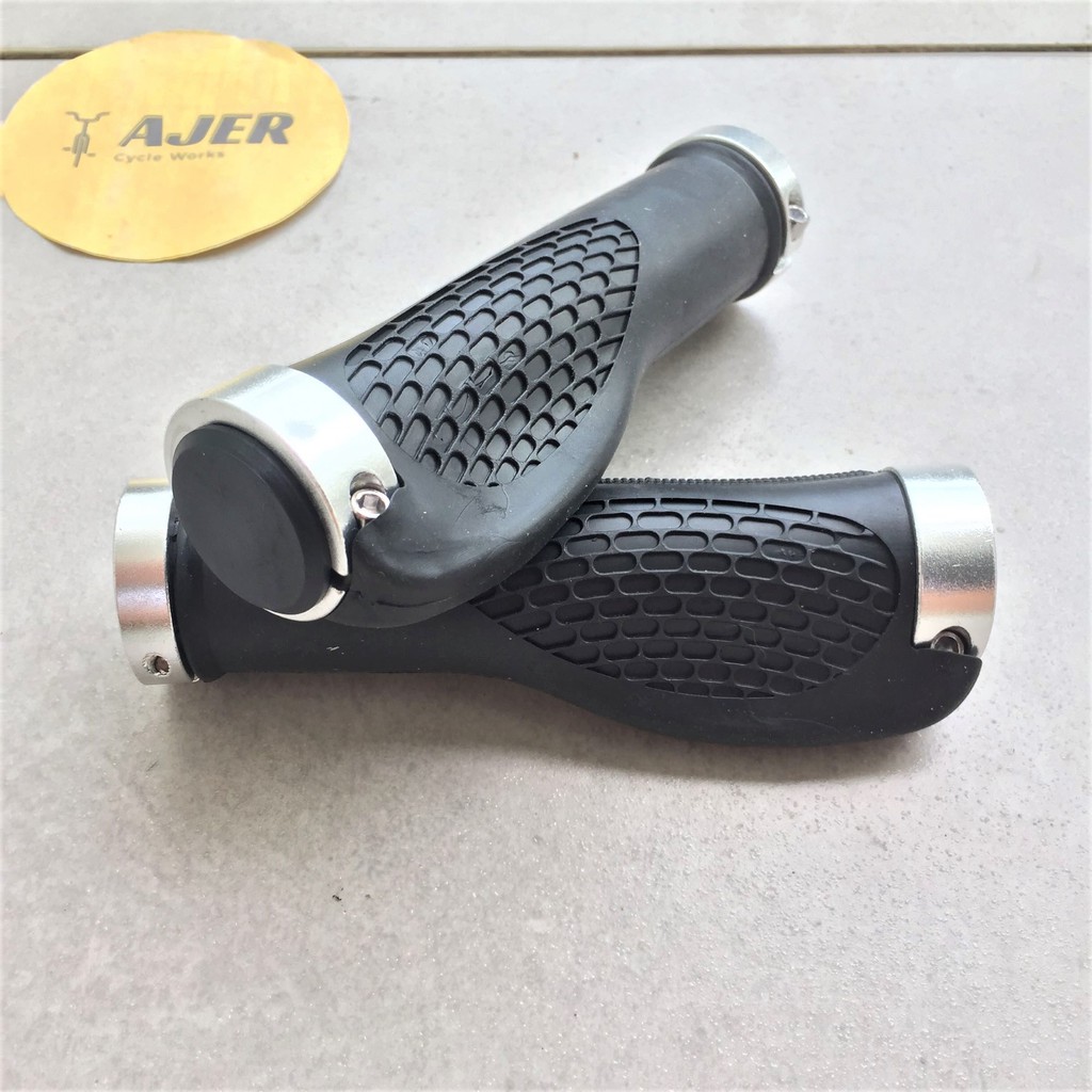 Hand Grip Sepeda double lock Golok ergonomis Anti selip handfat bar stang handlebar molen nyaman