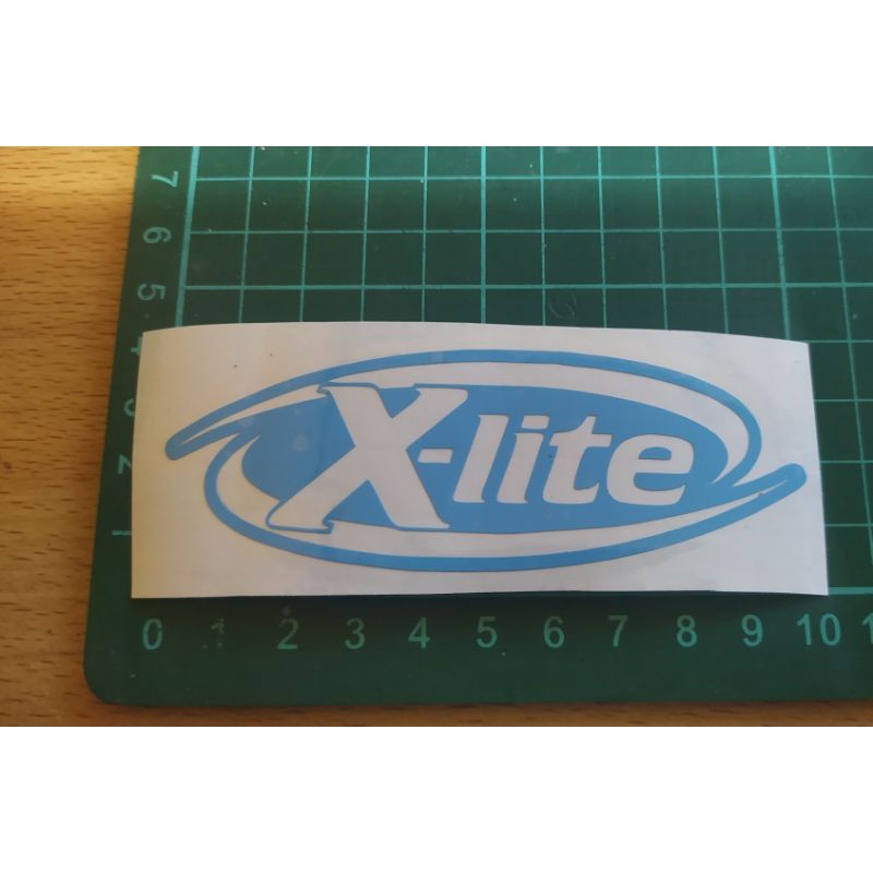 mall sticker repaint helm logo X lite