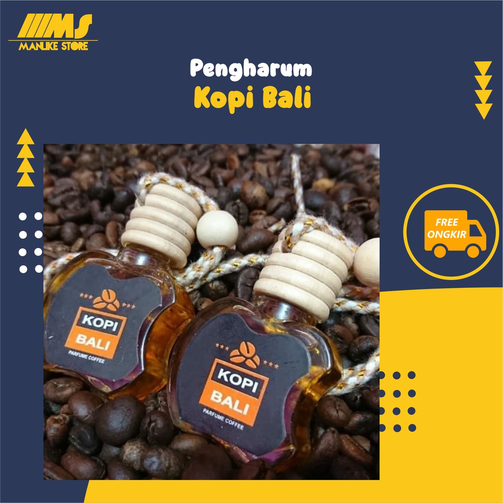 Pewangi Mobil Kopi Bali Botol/Parfum Mobil Kopi Bali/Pewangi Mobil Gantung