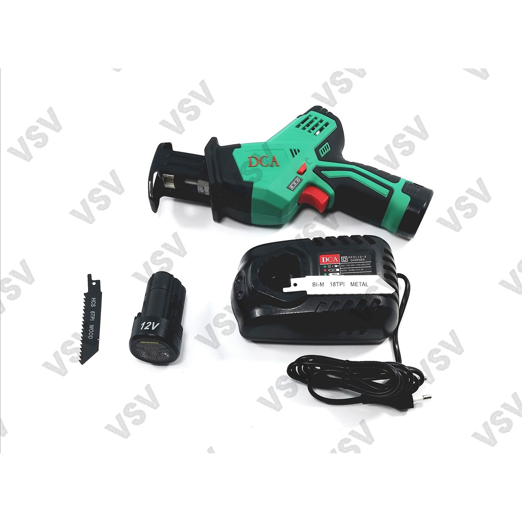 DCA Cordless Sabre Saw ADJF15 Mesin Mesin Gergaji Reciprocating Battery