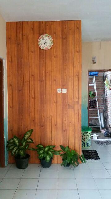 Wallpaper Sticker Kayu Coklat