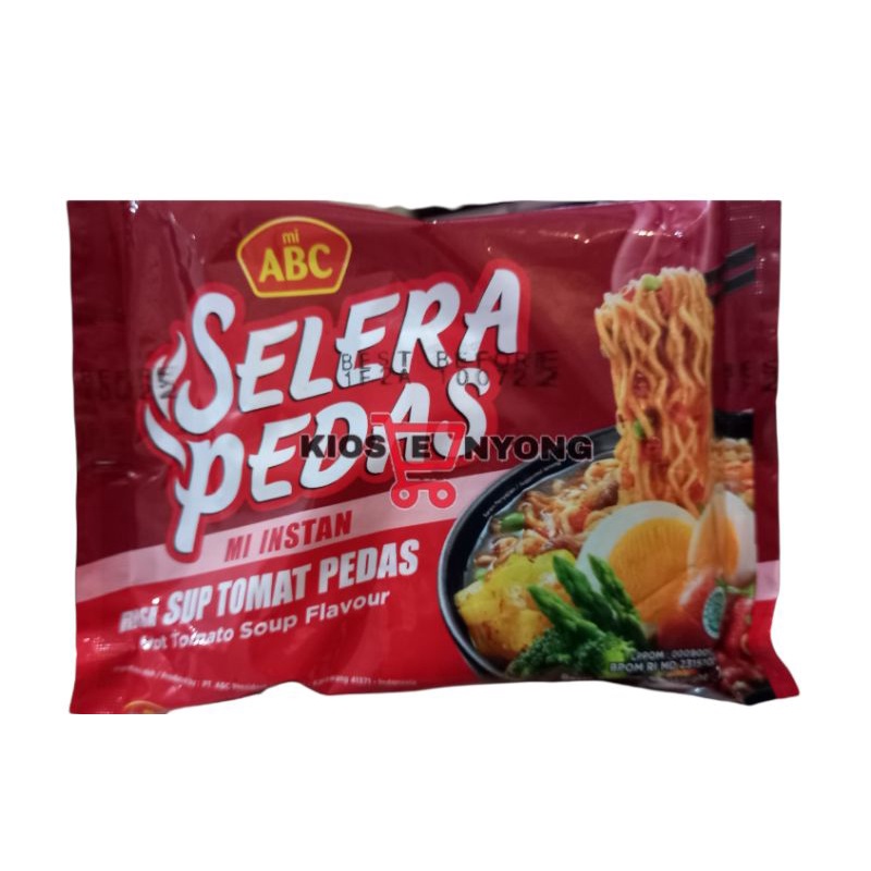 

Mie ABC Selera Pedas Rasa Sup Tomat Pedas