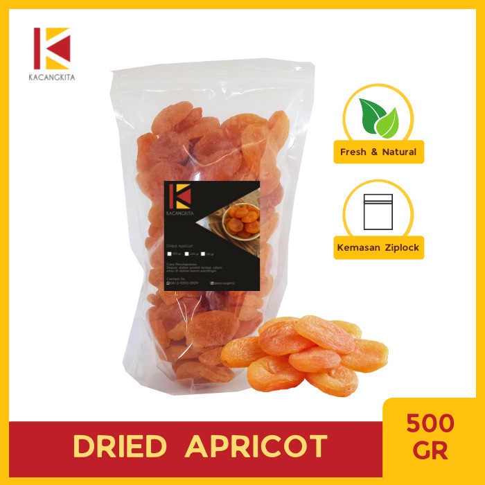 

Buah Kering - Buah Aprikot Kering / Dried Apricot 500Gr