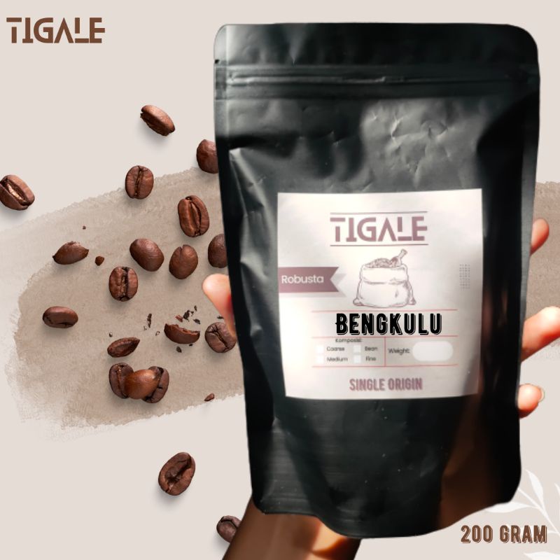 

TIGALE - KOPI ROBUSTA BENGKULU 200G