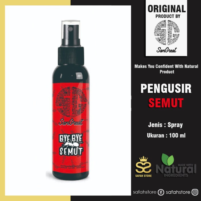 PENGUSIR SEMUT SPRAY ANTI SEMUT BYE BYE SEMUT AMAN NON PESTISIDA