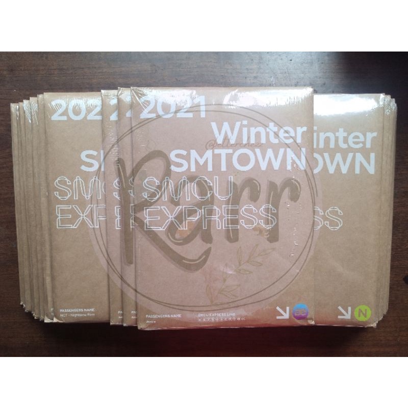 [KHUSUS CO] Album 2021 Winter SMTOWN - SMCU EXPRESS AESPA & NCT ; daytime / nighttime ver.
