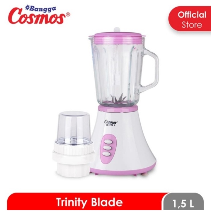 Cosmos Blender Glass 1.5 Liter 2in1 CB-721G Trinity Blade 721G PROMO