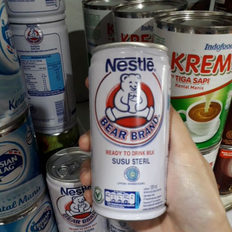 

Nestle bear brand susu steril 189ml