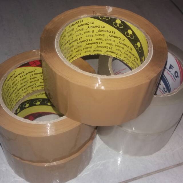 

LAKBAN PLASTIK BENING / COKLAT BESAR