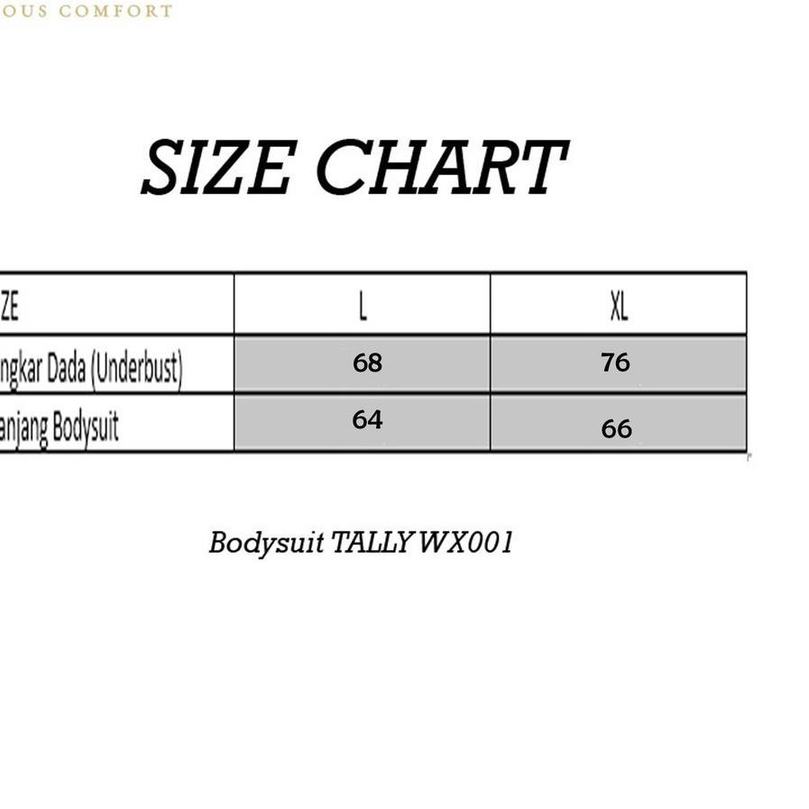 Ready stok  L6P TALLY WX1 Korset Badan Bodysuit Tally Premium – BodyShaper Collection 