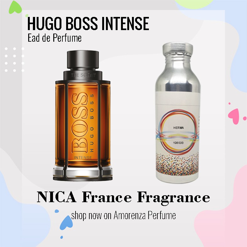 Bibit Parfum Murni HUG0 B0SS INTENSE - SOUVENT Nica Fragrance 250ml Segel Pabrik