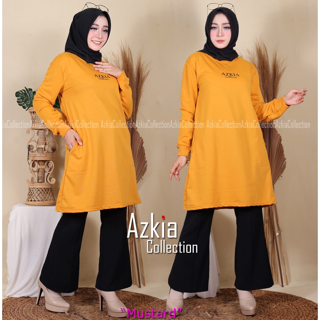 tunik wanita bahan babyterry