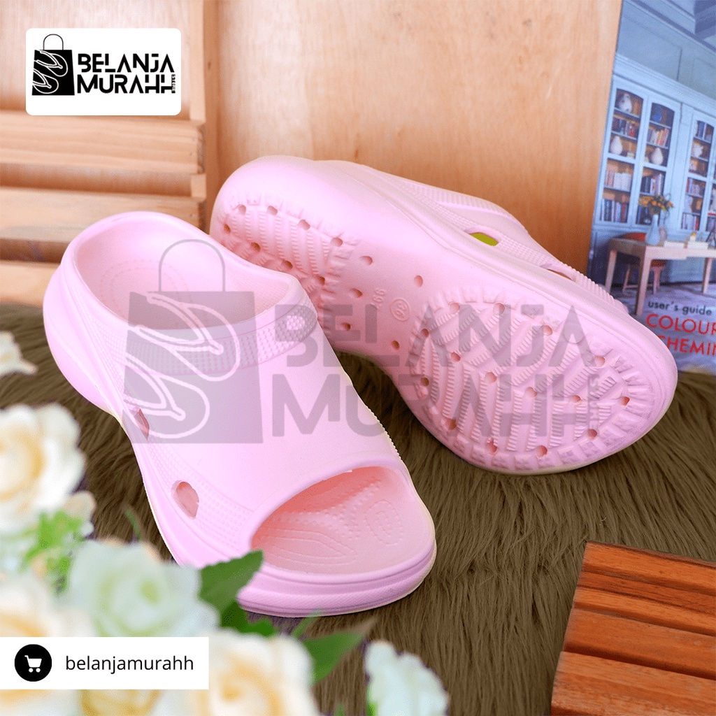 Sendal Rumah / Sandal Wedges  Fuji korean style Anti Slip Empuk