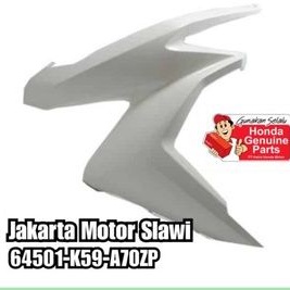 64501-K59-A70ZP cover sayap kanan vario 125 150 led 2017 2019 2020 putih mutiara ori honda