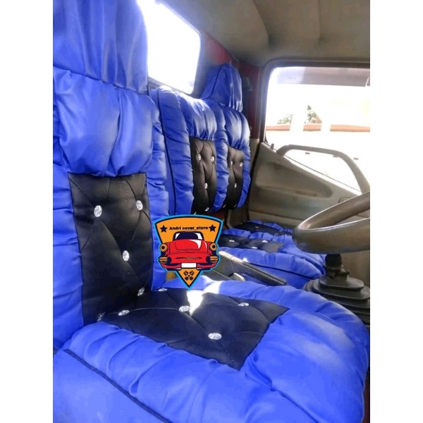 sarung jok mobil truk Dyna 130ht / cover jok mobil truk Dyna Dutro / vareasi sarung jok mobil truk D