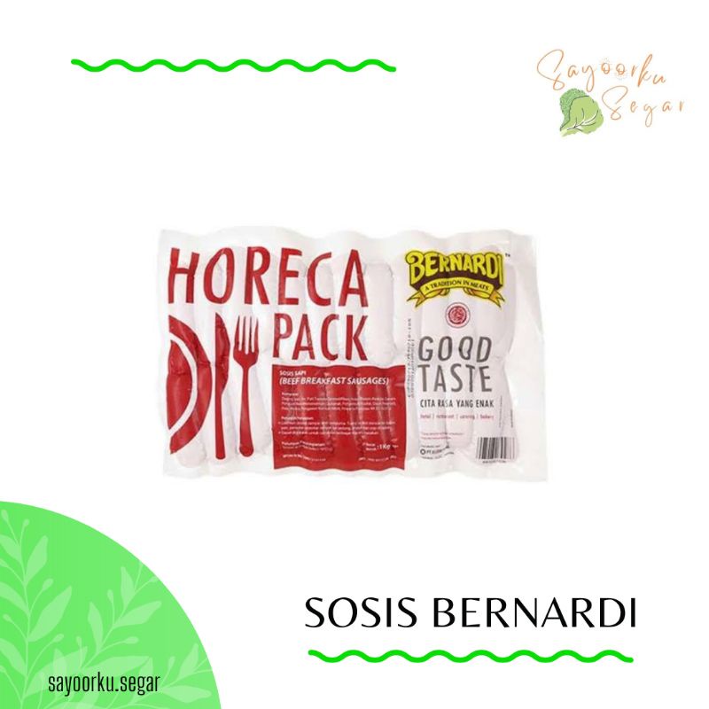 

Sosis sapi horeca bernardi / beef sosis