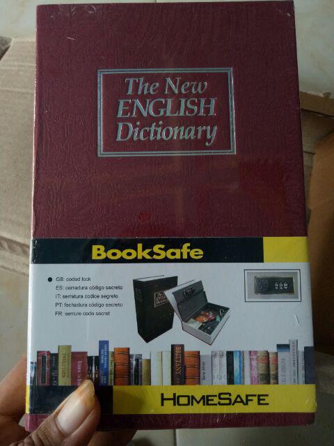 Brankas Mini Kode - Brankas Buku - Kotak Penyimpanan Rahasia - Brangkas Berangkas Perhiasan Uang Hp