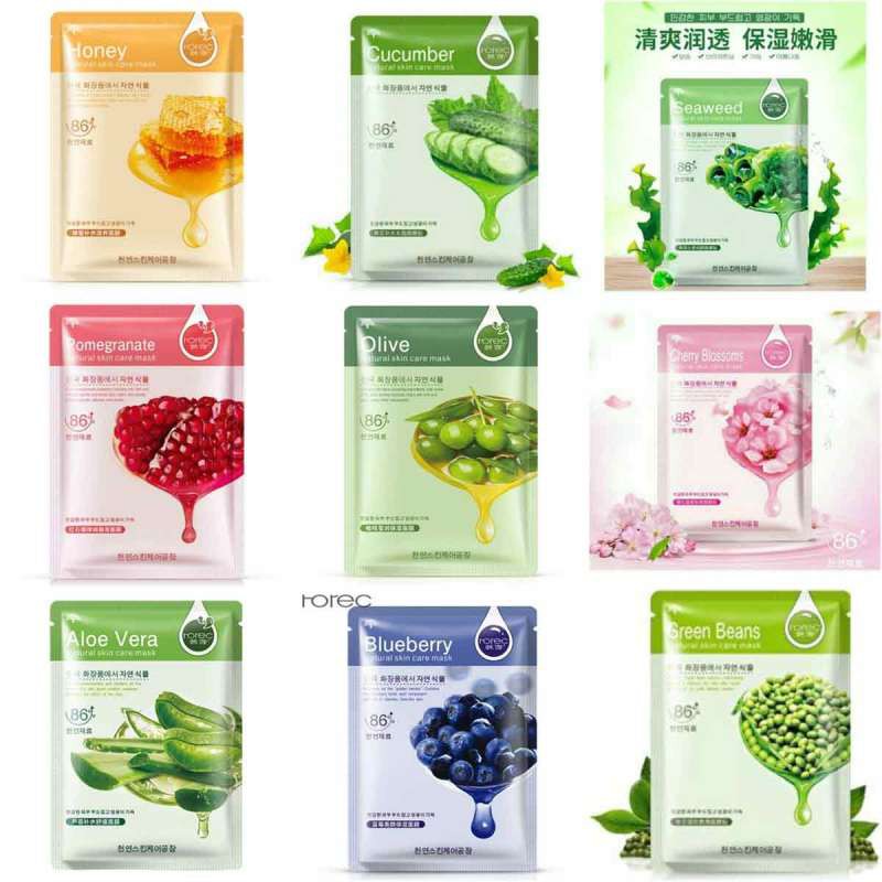 ROREC / HCHANA NATURAL SKIN CARE MASK MASKER SHEET &amp; ROREC SNAIL MASK / MASK SHEET