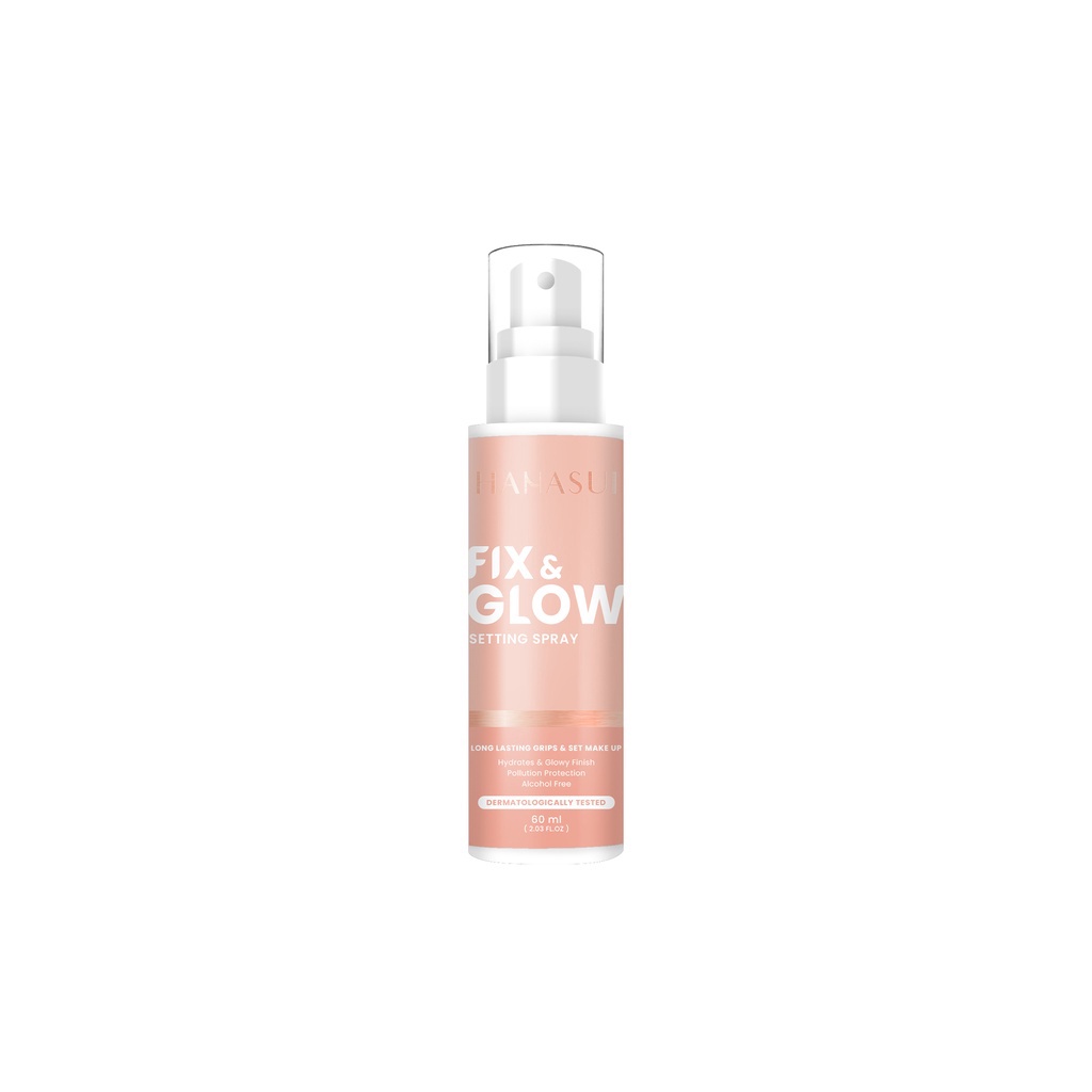 Hanasui Fix &amp; Glow Setting Spray - 60ml