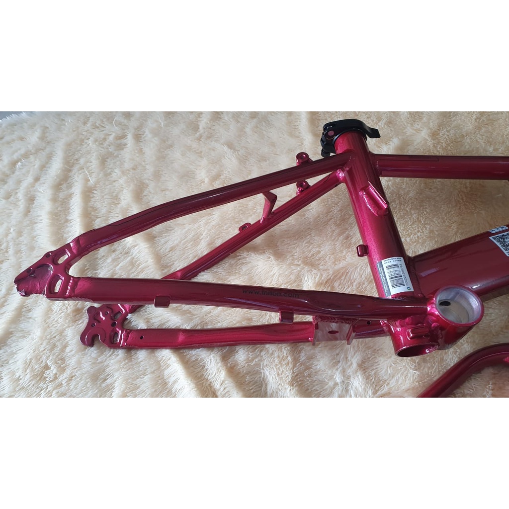 Frame plus Handlepost Fnhon Monsoon Merah Discbrake Not Ubrike