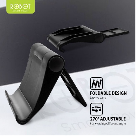 Robot RT-US01 Universal Stent Stand Holder HP For Phone And Tablet - Garansi Resmi 1 Tahun