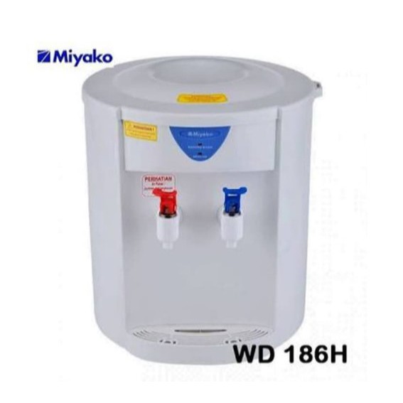 Miyako Dispenser Air Hot &amp; Normal WD-186H Dispenser Meja WD 186H WD186