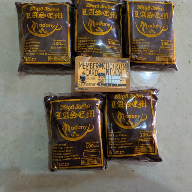 

(CUCI GUDANG) BUBUK KOPI KHAS LASEM 100GR