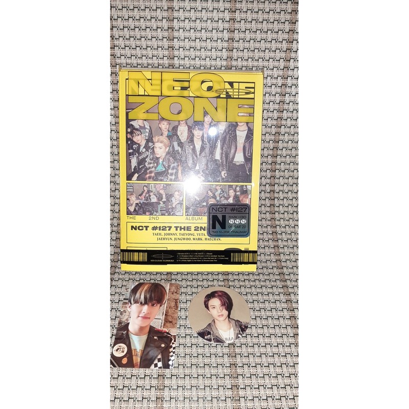 NEOZONE N VER ALBUM FULLSET NCT 127 PHOTOCARD PC MARK KUACI CC JUNGWOO