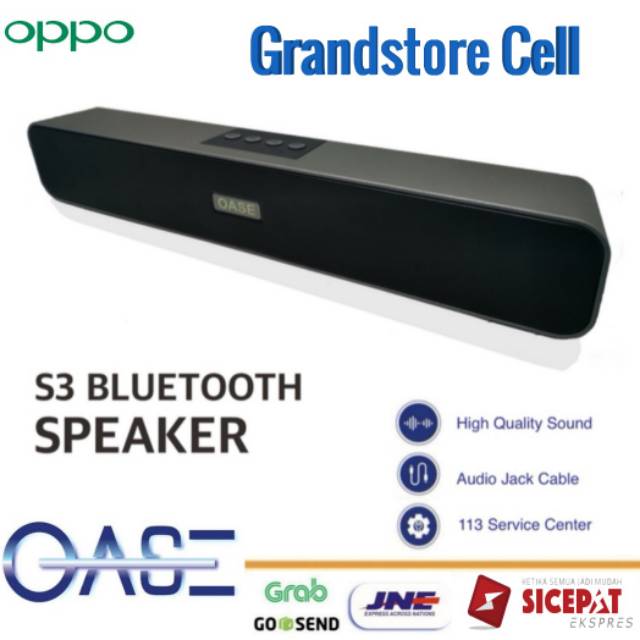 SPEAKER BLUETOOTH OASE S3 ORIGINAL GARANSI RESMI OASE