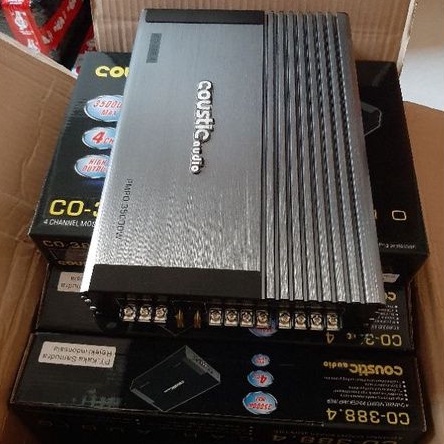 POWER COUSTIC CO 388.4 POWER AMPLIFIER 4 Chanel HIGH QUALITY LOW BUDGET