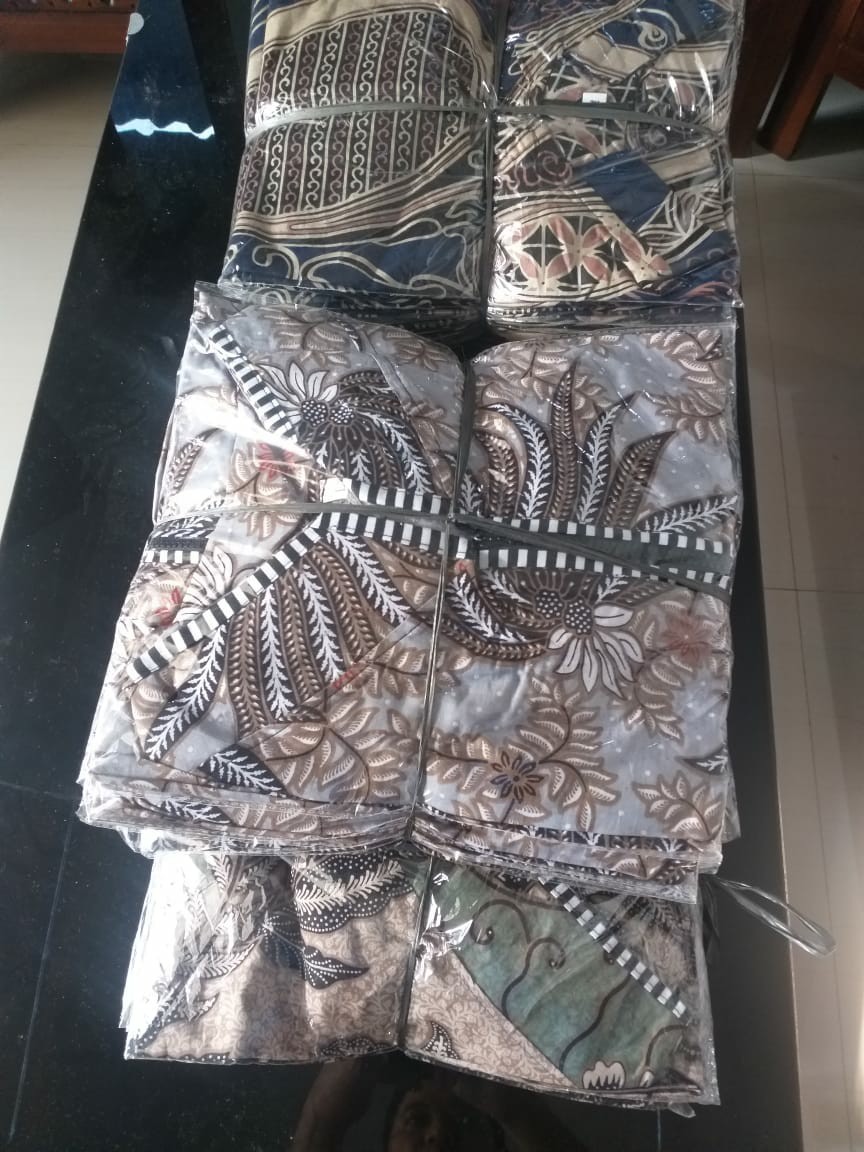 Batik Dolby Dolbi Dobby Doby Tenun Sutra Tulis Katun Atbm Baron Atasan Batik Wanita Sogan Srg308