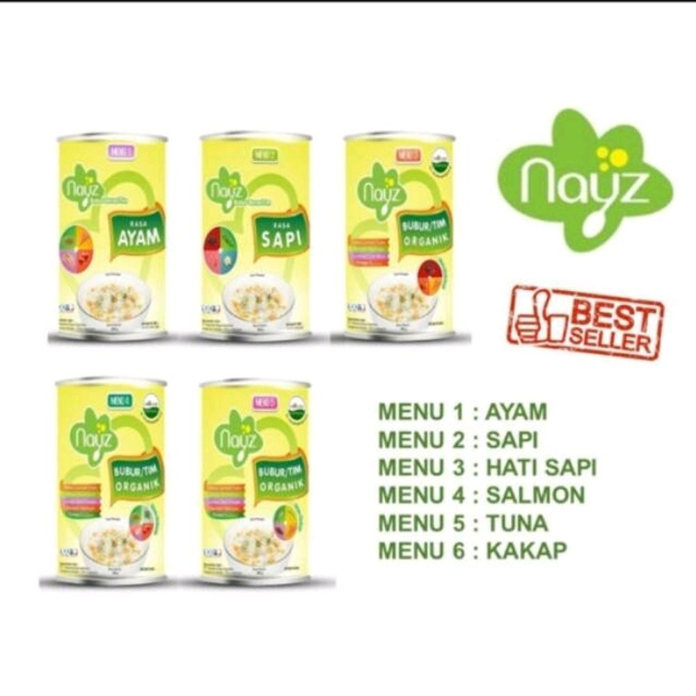 

Nayz Bubur Tim Organic Untuk Bayi