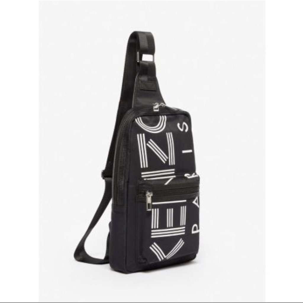 Kenzo Crew Logo Crossbody Bag in Black - ORIGINAL 1000%