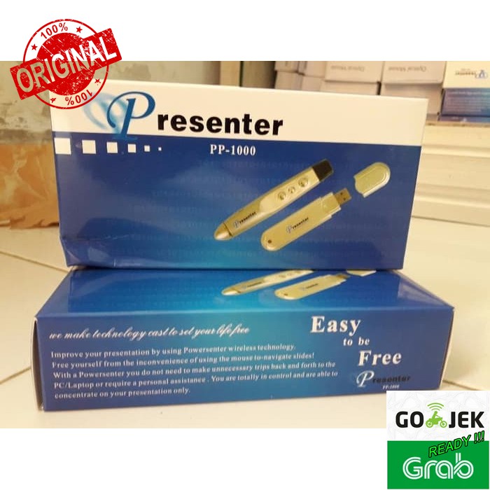 Laser Pointer PP1000 / Presenter / Presentasi / Laserpointer