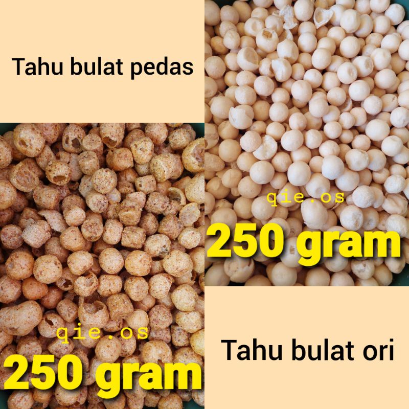 

Tahu bulat mini pedas tahu bulat mini ori 250gr || 100gr