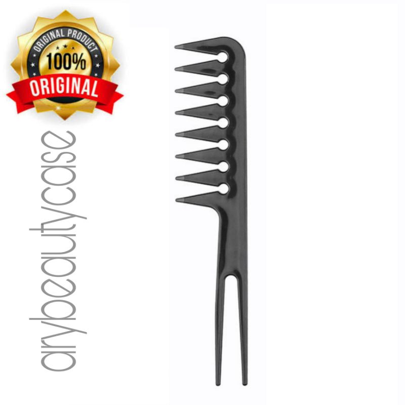 Sisir potong rambut salon barbershop styling comb sisir texture comb