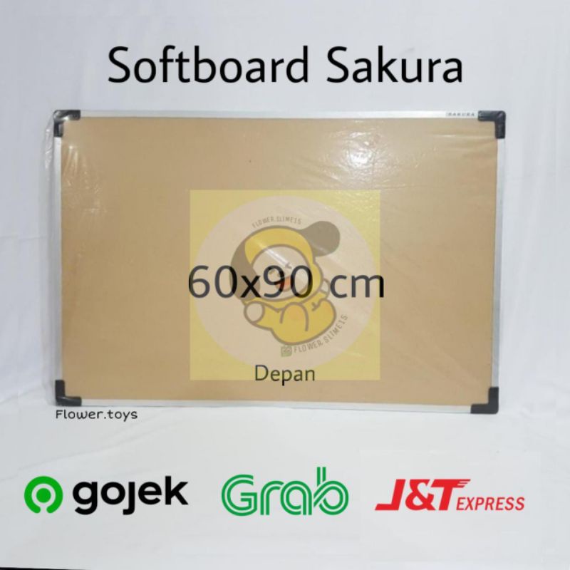 

Softboard sakura original 60x90 Pinboard Cork Board READY