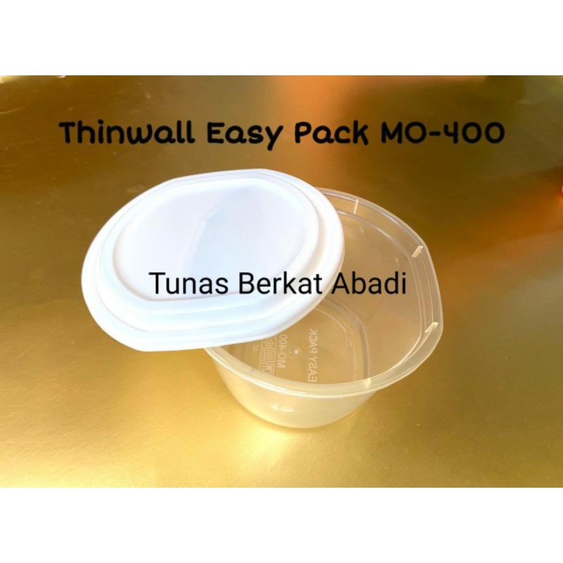 THINWALL EASY PACK MANGKOK OVAL MO-400 - MANGKUK MO-400 ISI 25 SET