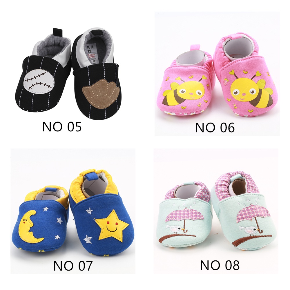 Sepatu Prewalker Bayi Bahan Katun Aneka Motif