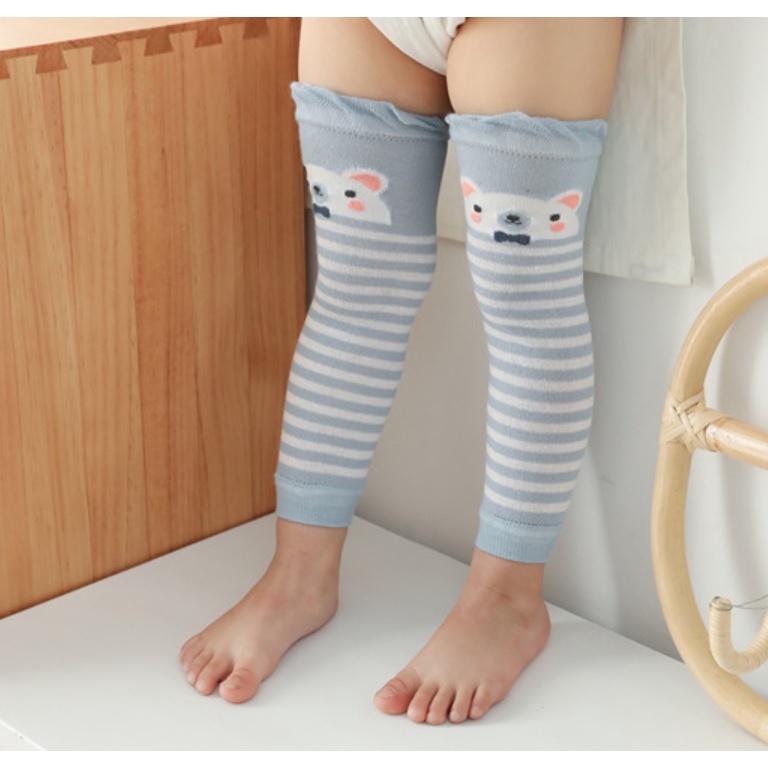 NEW Penghangat kaki anak motif animal lutut bayi /  pelindung tangan bayi dan anak