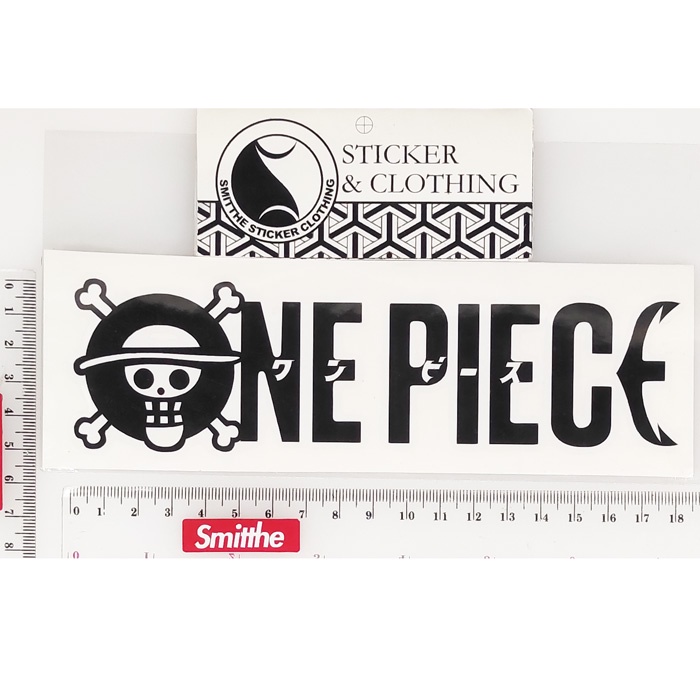 Stiker One Piece NEW Live Action Anime Cutting Sticker Waterproof Decal Mobil Motor