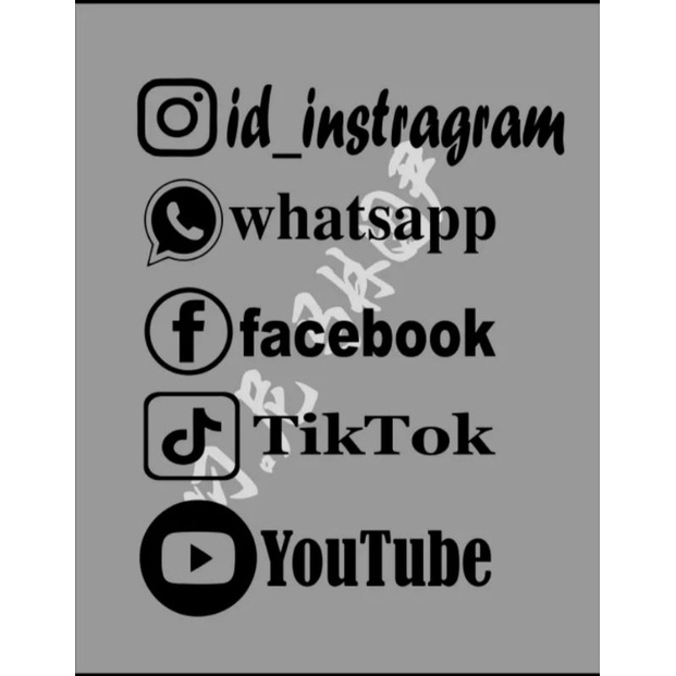 

cutting sticker, nama sosmed , stiker cutting nama sosmed y
