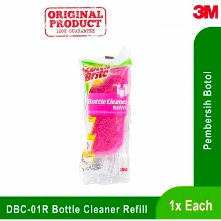 Ktmstore 3M Scotch-Brite Sabut Spons Refill Pembersih Botol DBC-01R