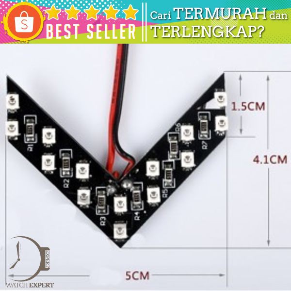 Lampu LED 14 SMD Sein Kaca Samping Mobil 2 PCS - LJY1989 - Yellow