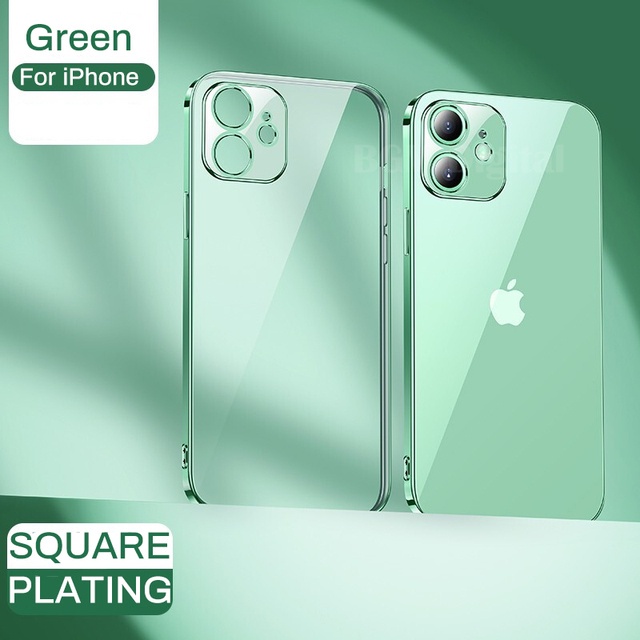 Soft case Bahan metal anti Jatuh Untuk iPhone 13 Pro Max 11 pro MAX 7 8 plus X XS MAX XR