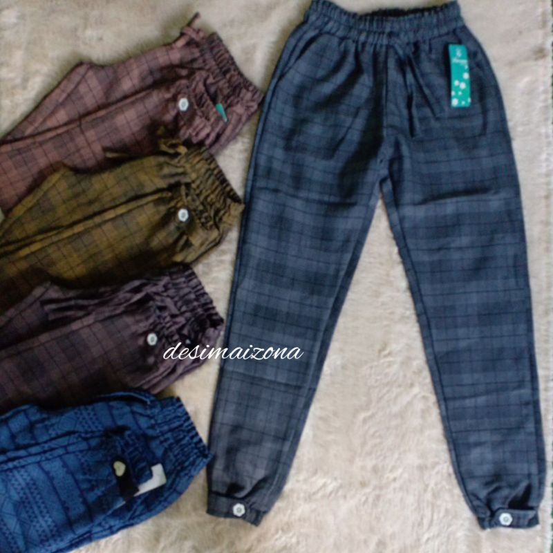 CELANA JOGGER FLANEL/SEMIWALL ANAK/ESTIMASI USIA 9-10 TAHUN/TERGANTUNG POSTUR ANAK