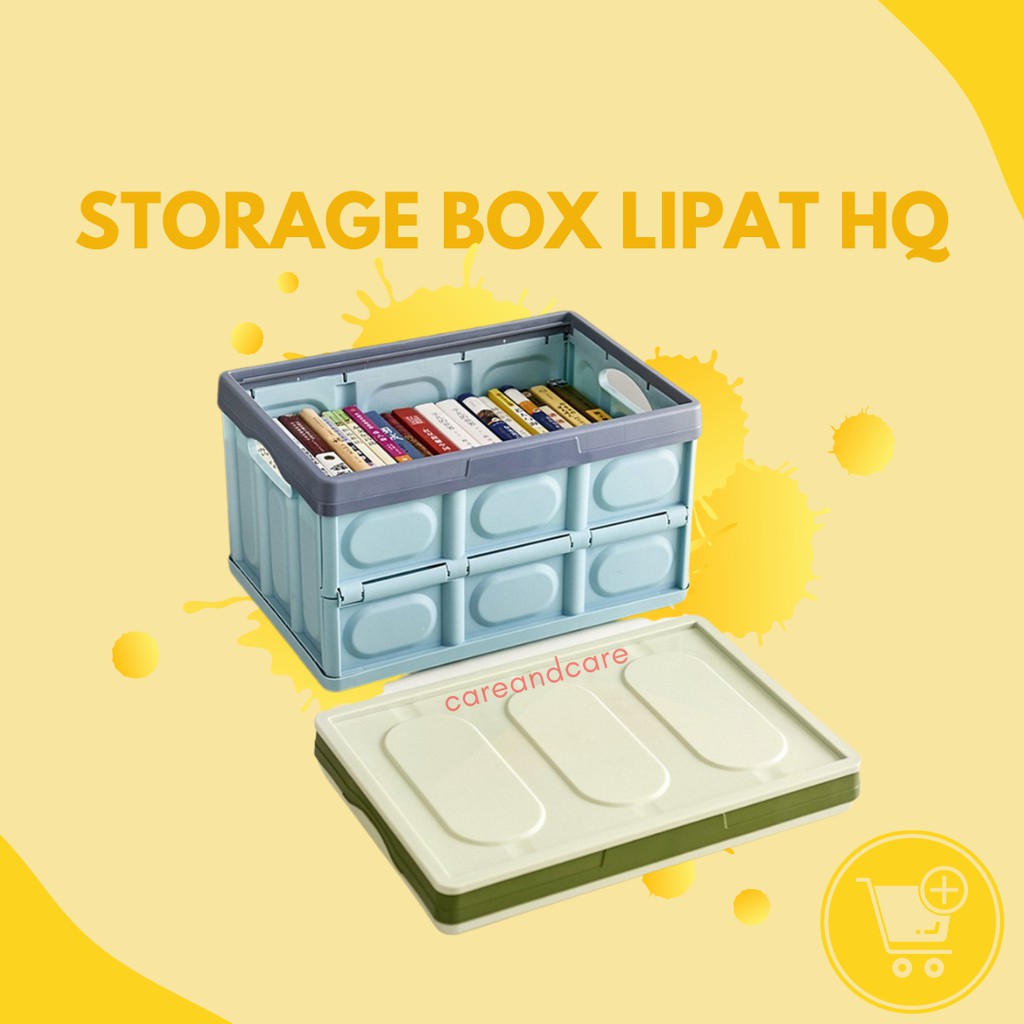 Jual Kotak Lipat Kontainer Plastik Storage Box Kotak Multifungsi Zdx