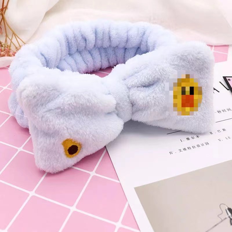 Bandana Motif Gaya Korea Untuk Wanita /Bandana Model Lebar Motif Kartun Gaya Korea untuk Wanita