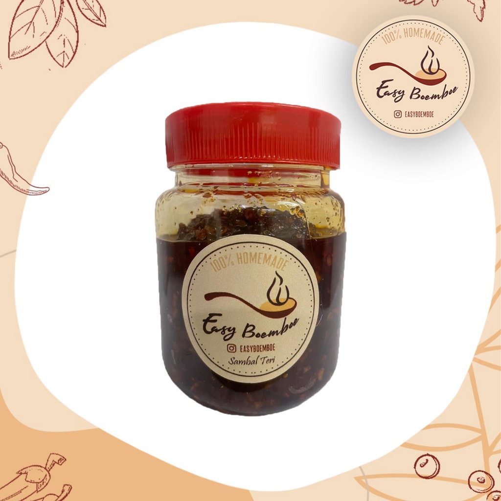 

Sambal Teri @easyboemboe 170gr