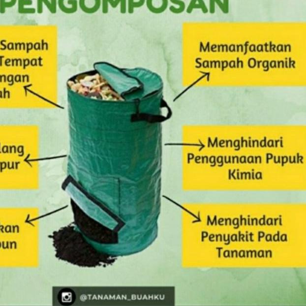 ♨ Compost Bag 80 Liter - Compos Bag Medium - Kompos Bag ➬